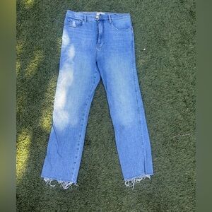 Frame Denim Light Blue Ankle Jeans